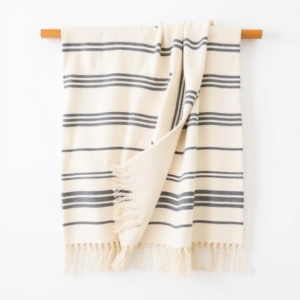 Handwoven Cotton Throw Blanket