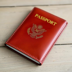 Genuine Leather Passport Holder